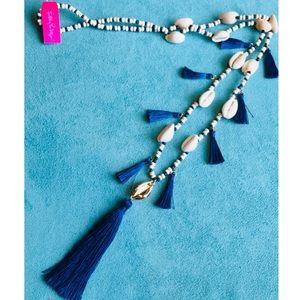 Lilly Pulitzer’s Cowrie Shells & Tassels Necklace